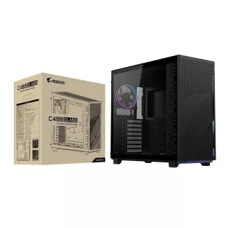 GIGABYTE AORUS C400 GLASS/Midi Tower/Transpar./Črna