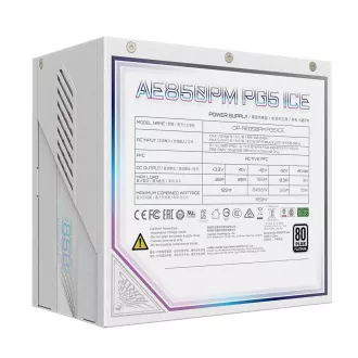 GIGABYTE AORUS ELITE P850W ICE/850W/ATX 3.1/80PLUS Platinum/Modular/Retail