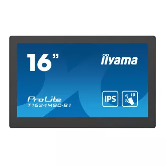 16" iiyama T1624MSC-B1: FHD,HDMI,Medijski predvajalnik