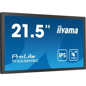22" iiyama TF2238MSC-B1: PCAP,IPS,FHD,HDMI,DP 22" iiyama TF2238MSC-B1: PCAP,IPS,FHD,HDMI,DP