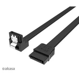 AKASA - Proslim kabel SATA 90° - 50 cm AKASA - Proslim kabel SATA 90° - 50 cm