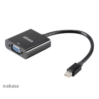AKASA - adapter miniDP na VGA - 20 cm
