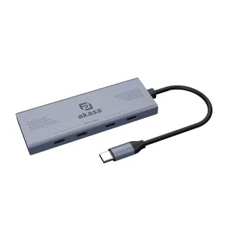 AKASA - 10Gb/s USB Type-C 4-portno vozlišče