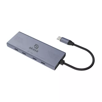 AKASA - 10Gb/s USB Type-C 4-portno vozlišče