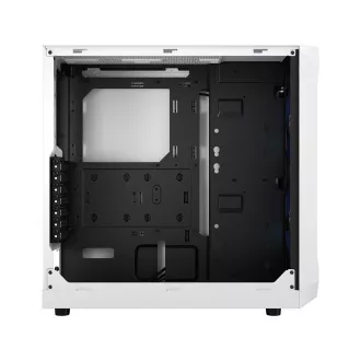 Fractal Design Focus 2 RGB White TG Clear Tint/Midi Tower/Transpar./Black and White