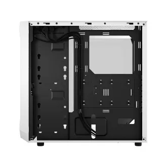 Fractal Design Focus 2 RGB White TG Clear Tint/Midi Tower/Transpar./Black and White