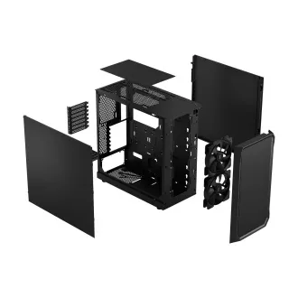 Fractal Design Focus 2 Black Solid/Midi Tower/Black