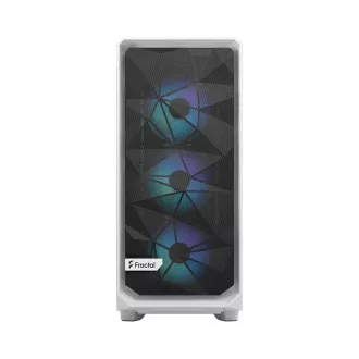 Fractal Design Meshify 2 Compact RGB White TG Clear Tint/Midi Tower/Transpar./White