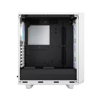 Fractal Design Meshify 2 Compact RGB White TG Clear Tint/Midi Tower/Transpar./White