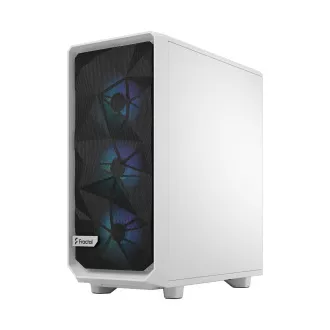 Fractal Design Meshify 2 Compact RGB White TG Clear Tint/Midi Tower/Transpar./White