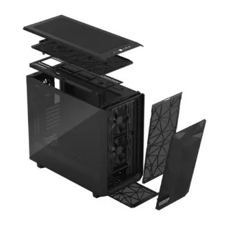 Fractal Design Meshify 2 Black TG Light Tint/Midi Tower/Transpar./Black