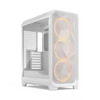 Fractal Design Meshify 3 TG/Midi Tower/Transpar./White