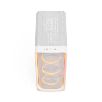 Fractal Design Meshify 3 Ambience Pro TG/Midi Tower/Transpar./White