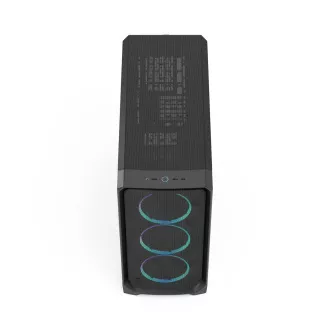 Fractal Design Meshify 3 XL/Big Tower/Transpar./Črna