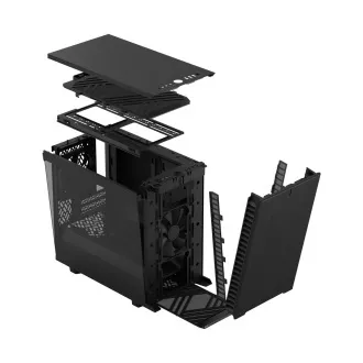 Fractal Design Define 7 Nano Black TG Light Tint/Mini ITX/Transpar./Črna Fractal Design Define 7 Nano Black TG Light Tint/Mini ITX/Transpar./Črna