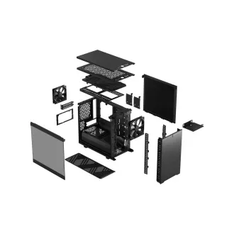 Fractal Design Define 7 Nano Black TG Light Tint/Mini ITX/Transpar./Črna Fractal Design Define 7 Nano Black TG Light Tint/Mini ITX/Transpar./Črna