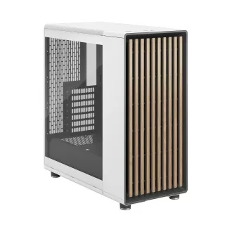 Fractal Design North Chalk White TG Clear/Midi Tower/Transpar./White