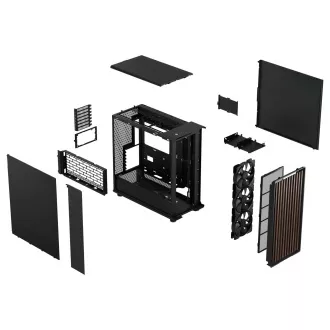 Fractal North XL/Midi Tower/črna