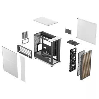 Fractal North XL/Midi Tower/White