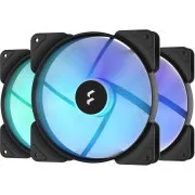 Fractal Design Aspect 14 RGB PWM Črni okvir 3-pack