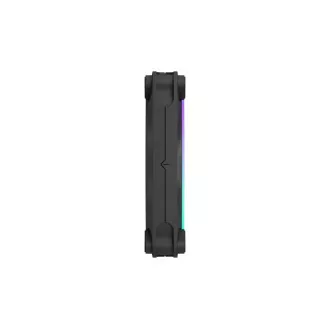 Fractal Design Momentum 12 RGB, 3-pack, črna