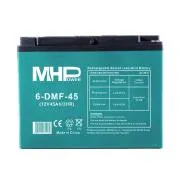 MHPower 6-DMF-45 Gelovska akumulatorja za pogon 12 V/45 Ah, priključek D3 – M6, Deep Cycle
