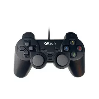 Gamepad C-TECH Callon za PC/PS3, 2x analogni, X-vhod, vibracijski, 1,8 m kabel, USB