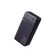 Powerbank C-tech 30000mAh, Li-Pol, 20W, USB-C/USB-A/micro USB