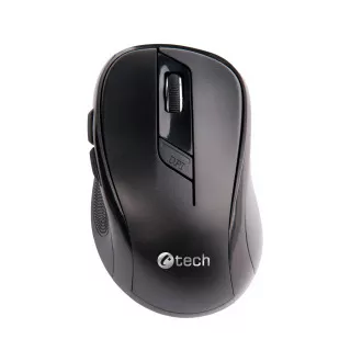 C-TECH Miška WLM-02/Ergonomska/optična/desnoročna/1 600 DPI/Wireless USB/črna C-TECH Miška WLM-02/Ergonomska/optična/desnoročna/1 600 DPI/Wireless USB/črna