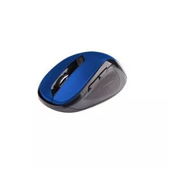 C-TECH Miška WLM-02/Ergonomska/optična/desnoročna/1 600 DPI/Wireless USB/Black-Blue