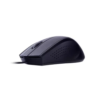 C-TECH Miška WM-07/Ergonomska/Optična/Pravokotna/1 200 DPI/Brezžični USB/črna