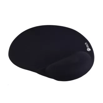 C-TECH MPG-03 gelska podloga za miško, črna, 240x220mm