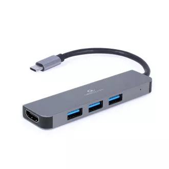 Gembird USB-C 2in1 večportno vozlišče   HDMI