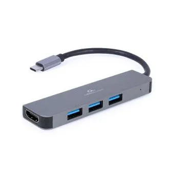 Gembird USB-C 2in1 večportno vozlišče HDMI Gembird USB-C 2in1 večportno vozlišče HDMI
