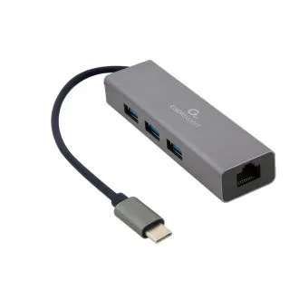 Gembird USB-C GBit adapter   3x USB 3.1