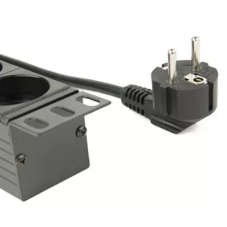 Gembird PDU 8 priključkov, 1U, 16 A, 3m