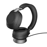 Jabra Evolve2 85/Stereo/ANC/BT/Wireless/MS/Stand/Black