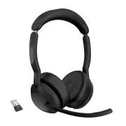 Jabra Evolve2 55/Stereo/ANC/USB/BT-USB/Wireless/Black