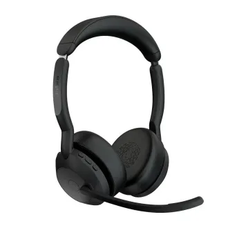 Jabra Evolve2 55/Stereo/ANC/USB-C/BT-USB/Wireless/Stand/Black