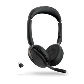 Jabra Evolve2 65 Flex/Stereo/ANC/USB-C/BT-USB/Wireless/MS/črna Jabra Evolve2 65 Flex/Stereo/ANC/USB-C/BT-USB/Wireless/MS/črna