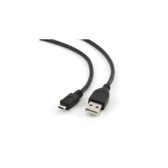 GEMBIRD Kabel USB2.0 - microUSB, 3 m, črn GEMBIRD Kabel USB2.0 - microUSB, 3 m, črn