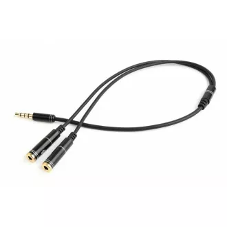 GEMBIRD 3,5 mm jack audio mikrofonska redukcija, 20 cm, 2xF/M, 4pin