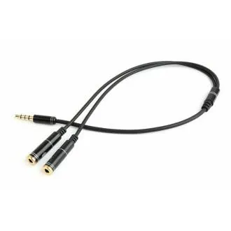 GEMBIRD 3,5 mm jack audio mikrofonska redukcija, 20 cm, 2xF/M, 4pin GEMBIRD 3,5 mm jack audio mikrofonska redukcija, 20 cm, 2xF/M, 4pin