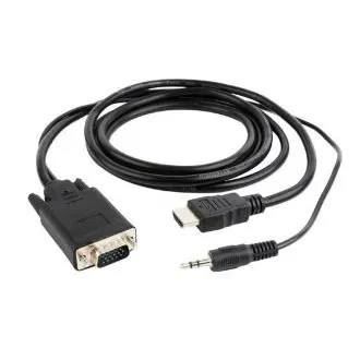 GEMBIRD HDMI do VGA zvok, 1,8 m GEMBIRD HDMI do VGA zvok, 1,8 m