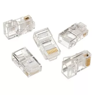 GEMBIRD Modularni vtič 8P8C za CAT5, UTP, 100 kosov GEMBIRD Modularni vtič 8P8C za CAT5, UTP, 100 kosov