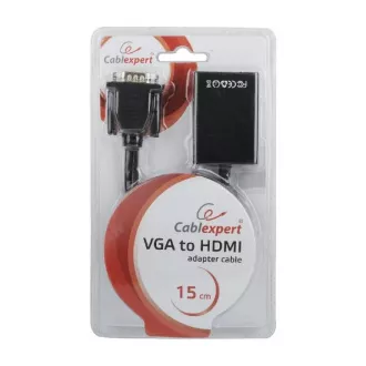 GEMBIRD Redukcija VGA - HDMI, 0,15 m, M/F