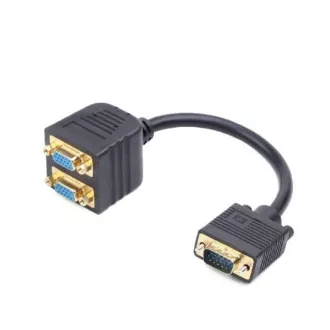 GEMBIRD VGA razdelilnik VGA(M)-> 2xVGA(F) 20cm