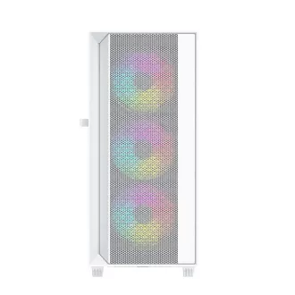 Gembird Fornax 4000 ARGB/Midi Tower/Transpar./White