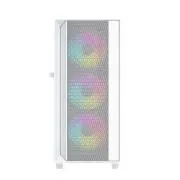 Gembird Fornax 4000 ARGB/Midi Tower/Transpar./White