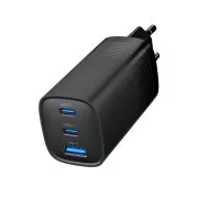 GEMBIRD PD polnilec 1xUSB-A 2xUSB-C 67W črn